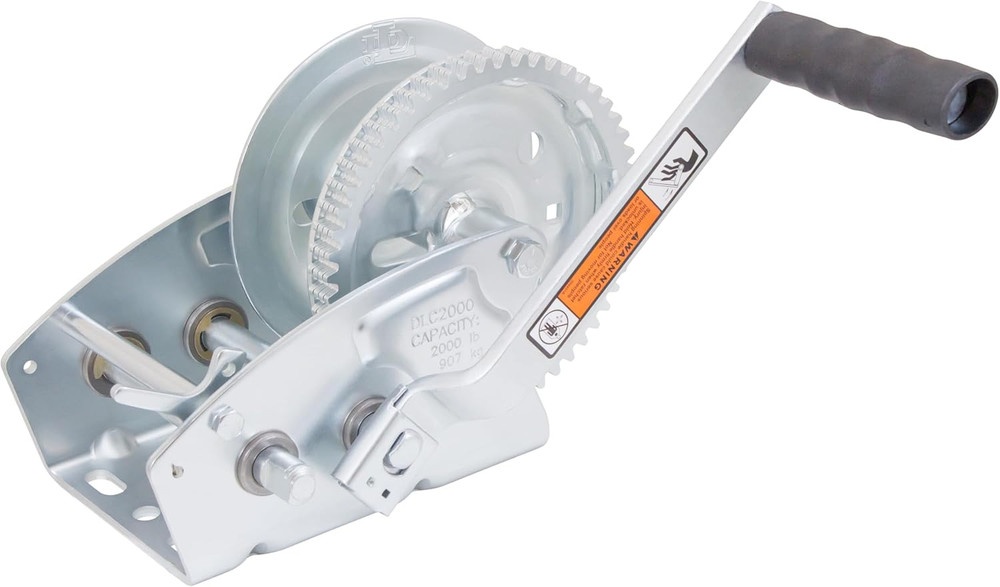 - Pulling Winch - 600 Lb to 3,200 Lb Capacity - Rust-Resistant, for Horizontal P