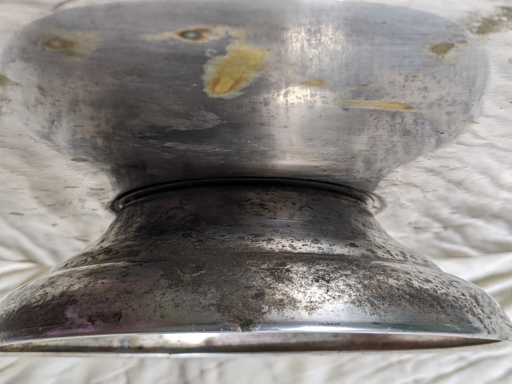 Vintage Sheridan Silver Plate Cake Stand 1950's  