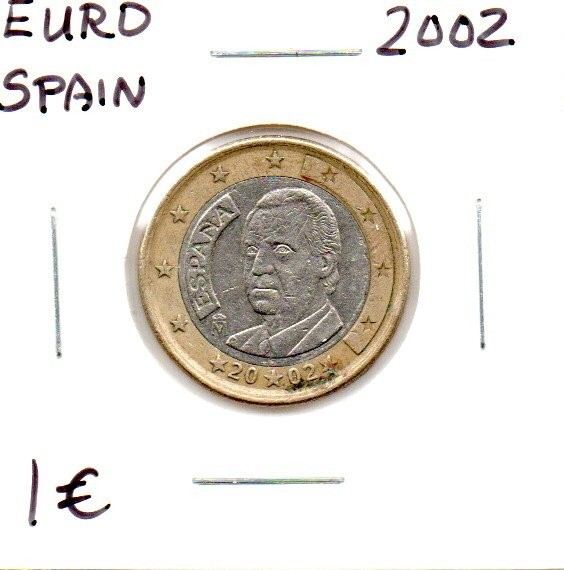 1 Euro Coin 2002 Spain