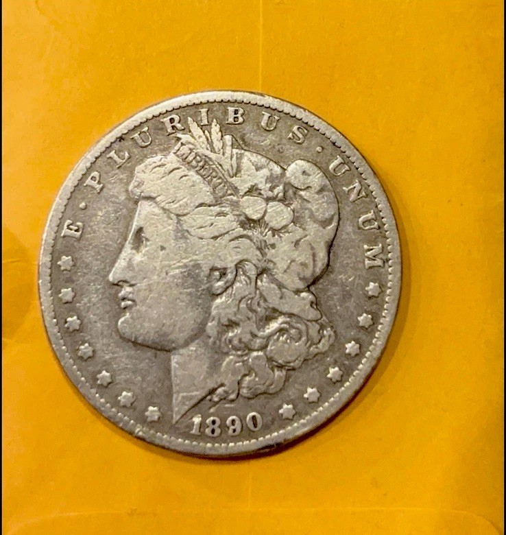 1890-O Morgan Silver $1 Dollar Coin