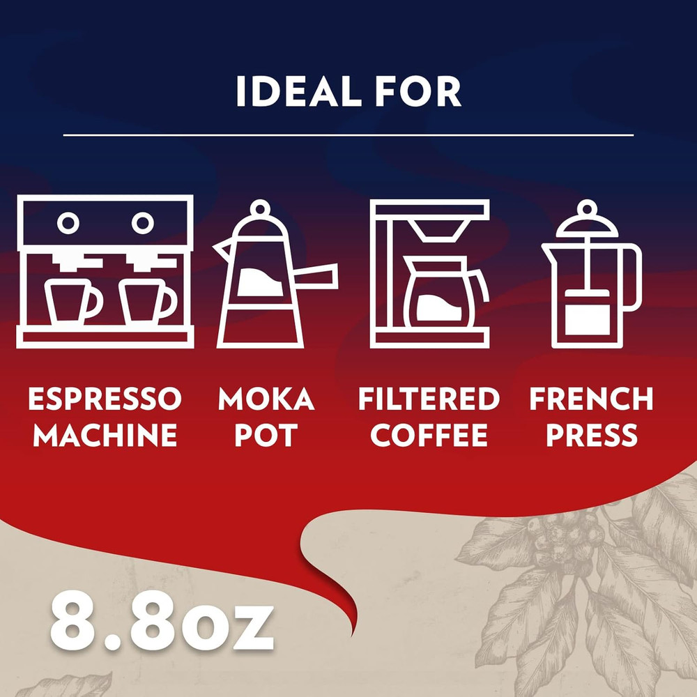 Crema E Gusto Medium Roast Coffee - 20 Pack, 8.8 Oz Brick