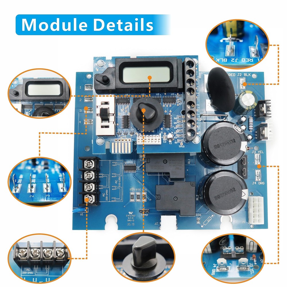 GLX-PCB-RITE Main Circuit Board & GLX-PCB-DSP Display Board, Compatible with...
