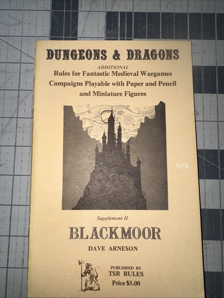 Dungeons & Dragons Blackmoor Supplement II TSR 2004, 3rd Printing