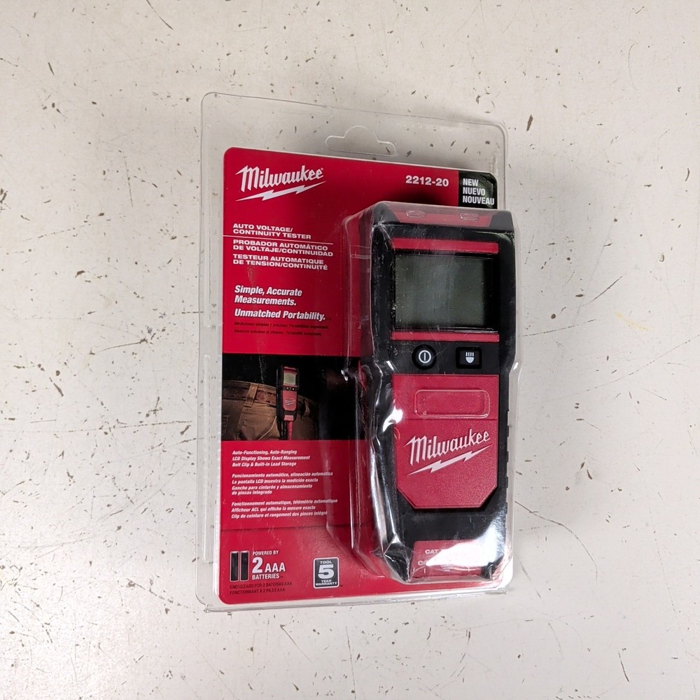 Milwaukee 2212-20 600V Auto Function Voltage/Continuity Tester