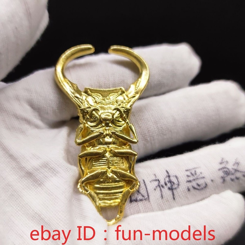 2.5"Handmade Solid Brass Beer Driver Bottle Opener Beetle Keychain Spade Beetle
