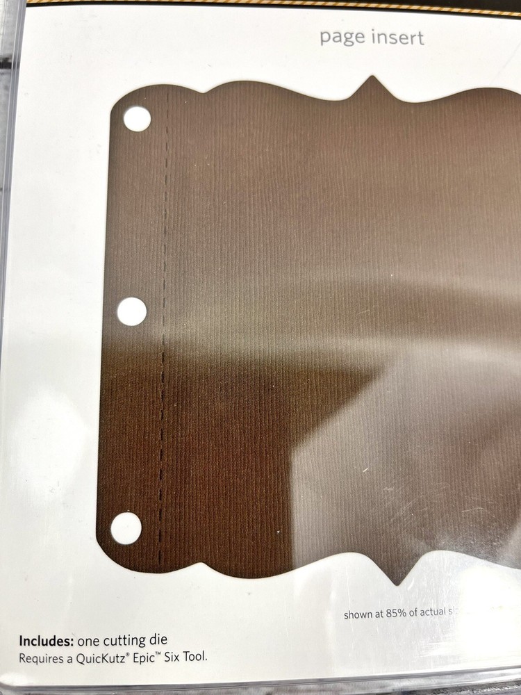 GINGERBREAD Page Insert Santa's Workshop Quickutz CC-Shape-068-1