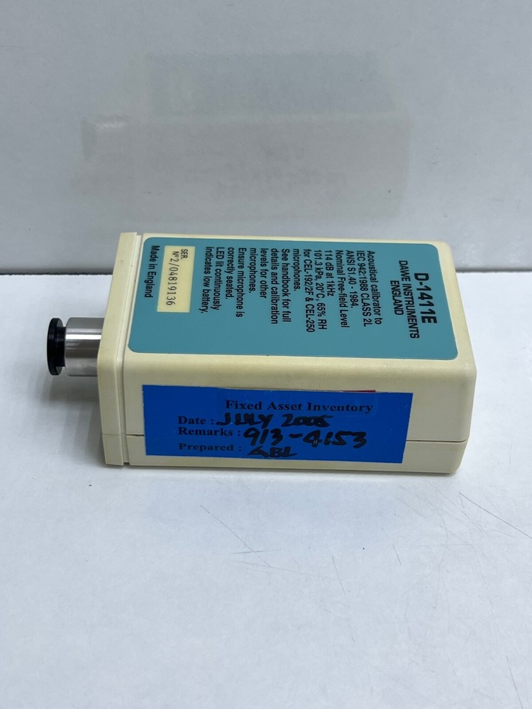 DAWE D-1411E ACOUSTICAL CALIBRATOR