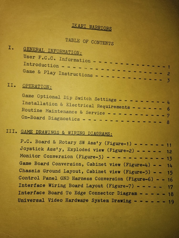 Ikari Warriors Arcade Manual Tradewest