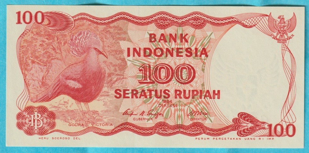 1984 INDONESIA UNC NOTE: 100 Rupiah  (P-122) GOR179873