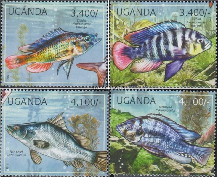 uganda 2775-2778 MNH 2012 Freshwater Fish