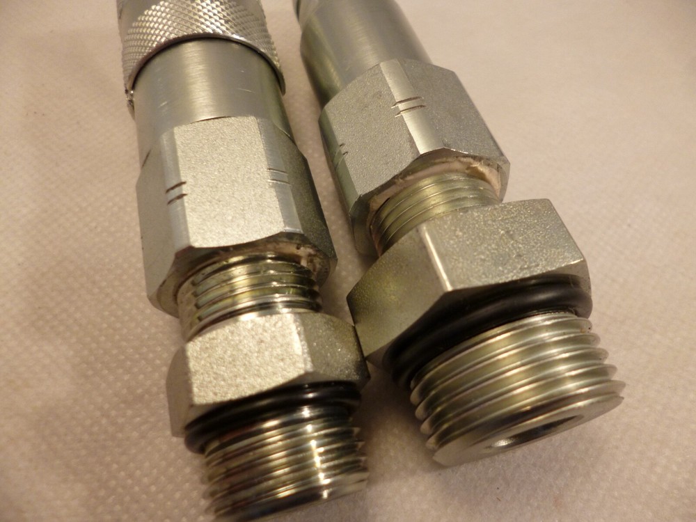2 SETS HOLMBURY & UNBRANDED HYDRAULIC QUICK DISCONNECT COUPLING 1/2" NPT