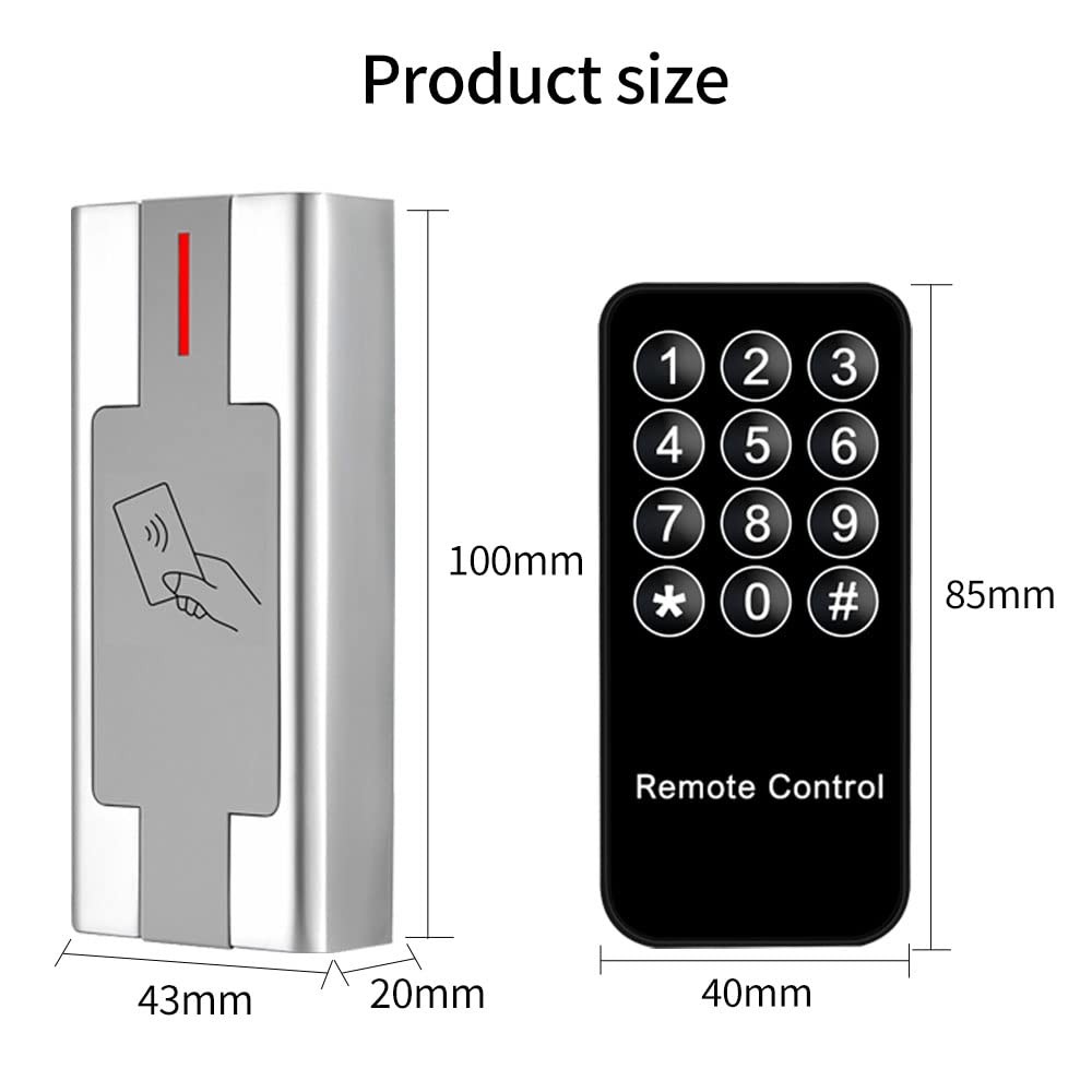 Access Control RFID Reader,Waterproof System,Access Silver