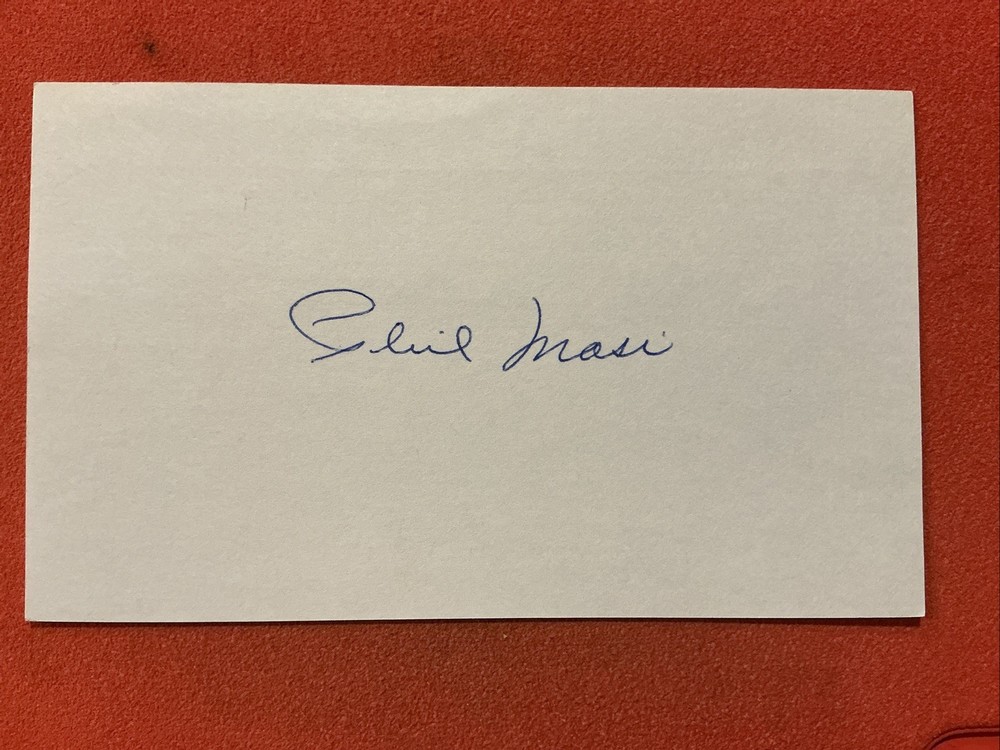 Phil Masi🔥🔥MLB: 1939 Boston Braves🔥🔥Autograph🔥🔥