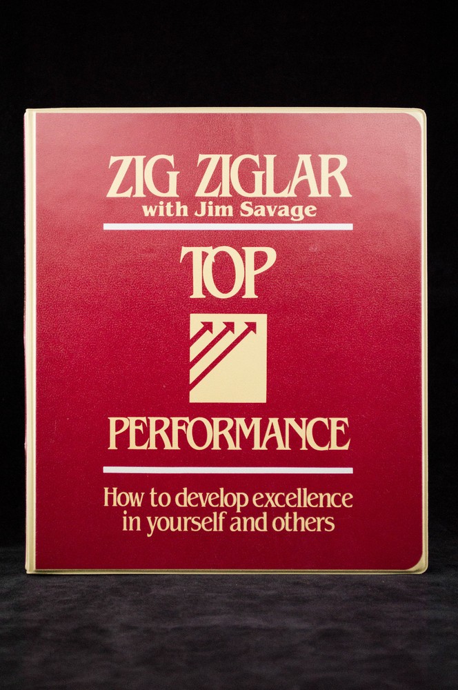 Zig Ziglar Top Performance 6 Cassette Set Case Motivational Educational