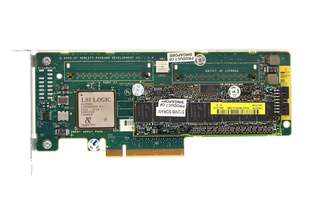 HP Smart Array P400 512MB SAS RAID Controller Card P/N:405835-001 Tested Working