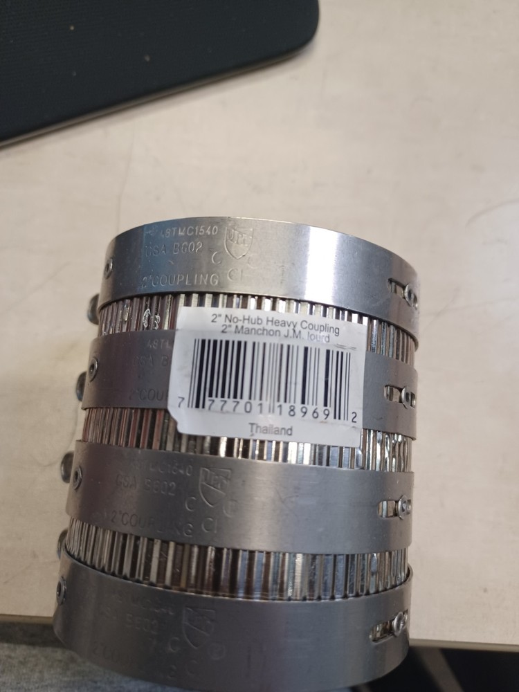 BMI Canada 2" Heavy Duty No-Hub Coupling UPC/CSA