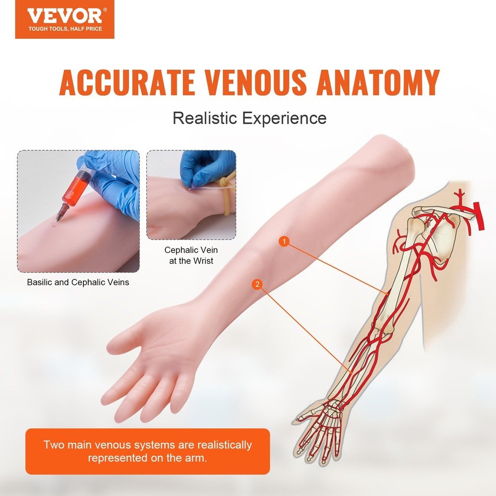 Practical Phlebotomy Training Kit with Soft Tissue Arm, 3-Layer