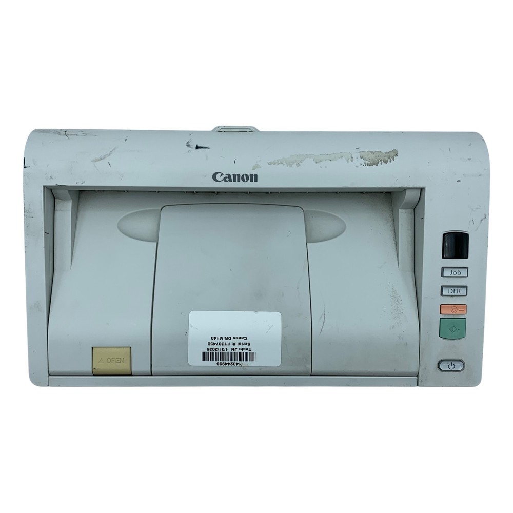Canon M111121 ImageFormula DR-M140 Office Document Scanner - Untested - No AC