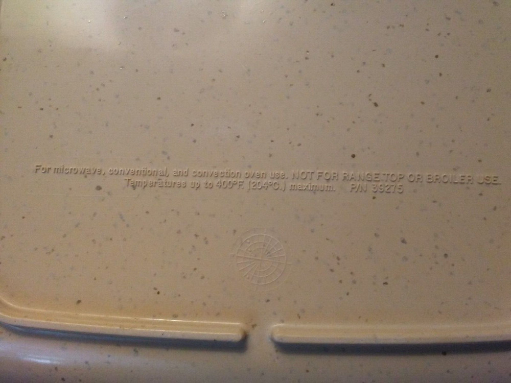 Littonware square dish for microwave or oven