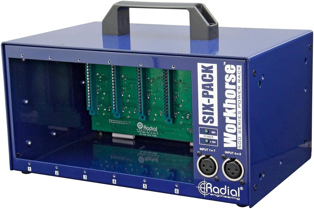 Radial Engineering Workhorse - SixPack 500 Series Desktop Rack