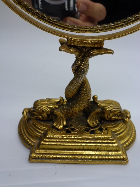 Stylebuilt Matson vanity Mirror RARE DOLPHINS FISH SERPENT STUNNING