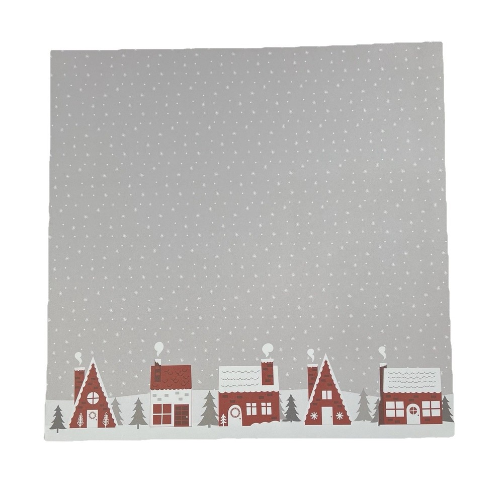 12 Sheets Christmas Patterned Scrapbook Paper 12'' × 12'' Premium Brands
