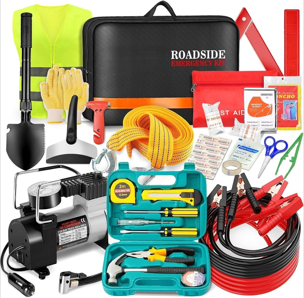 Automotive Emergency Roadside Tool Kit