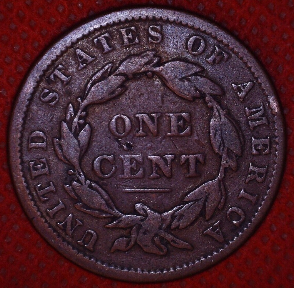 1837 Matron Head Large Cent Nice Details #A120