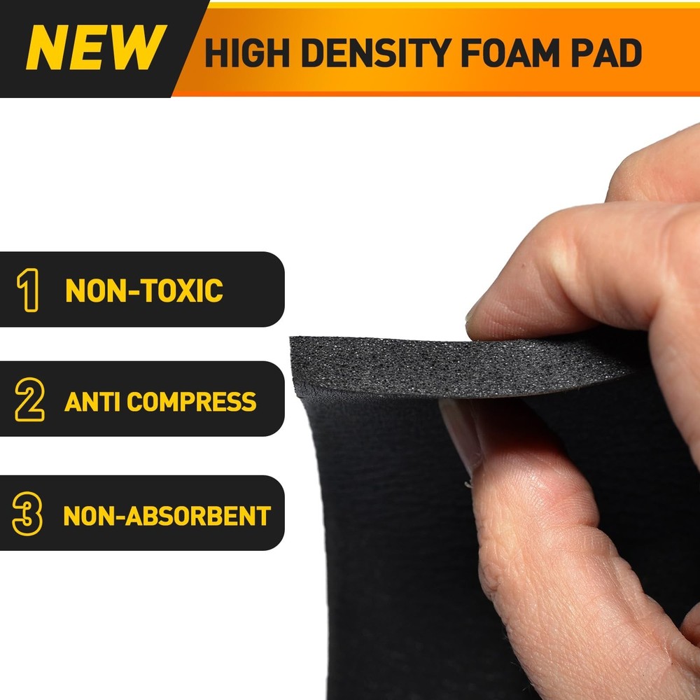 Foam Padding Sheet 3/4" Thick with Adhesive Backing Neoprene Insulation Foam ...