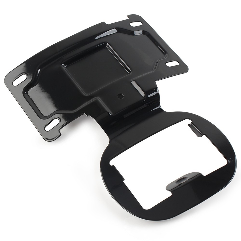 License Plate Relocation Bracket Mount Kit for Black Harley Touring