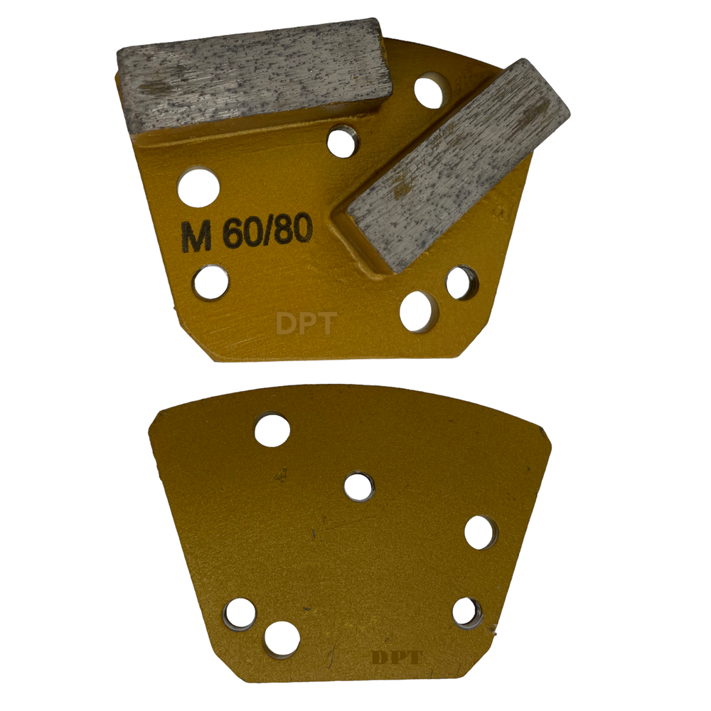 Diamond Grinding Discs for Bolt on Concrete Floor Grinders Medium Bond 9 Pack