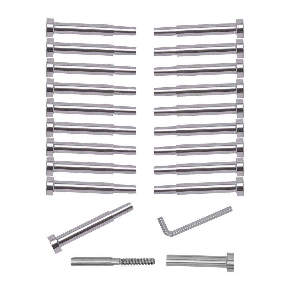 20 PCS Cable Railing Hardware Invisible Receiver Swage Stud End Fitting Kits New