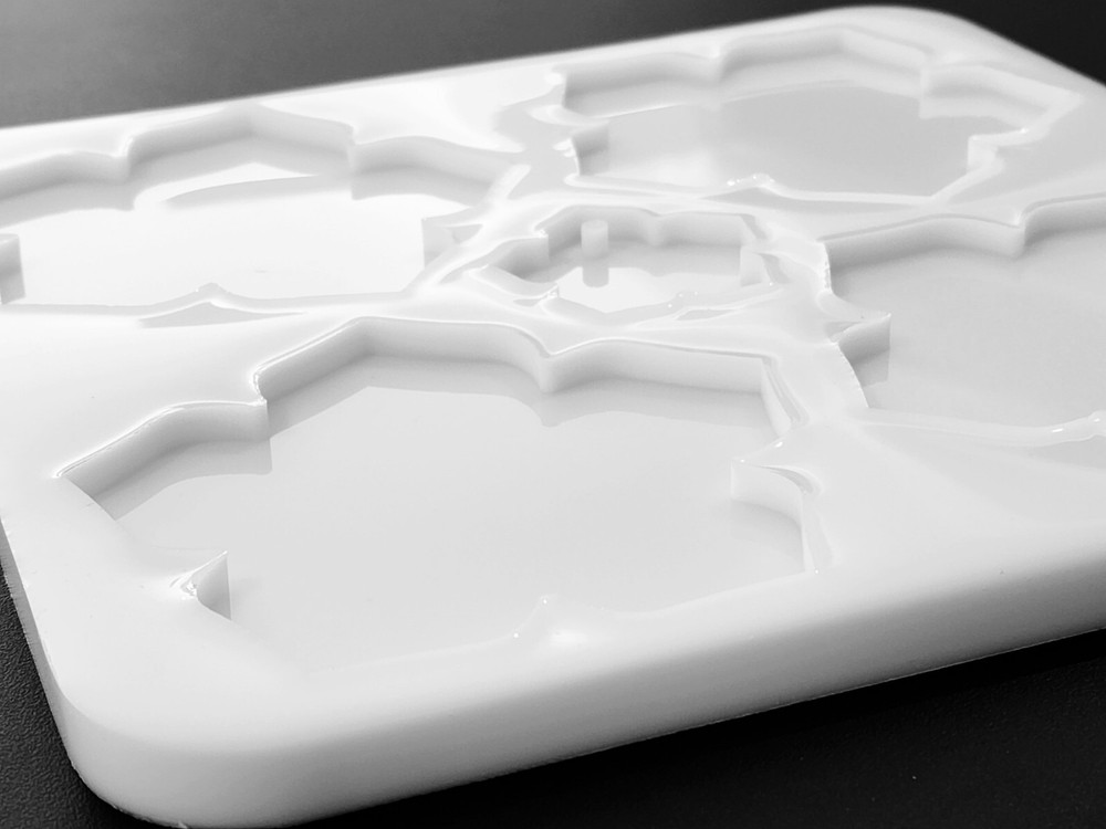 HIBISCUS Coasters Silicone Mold AU