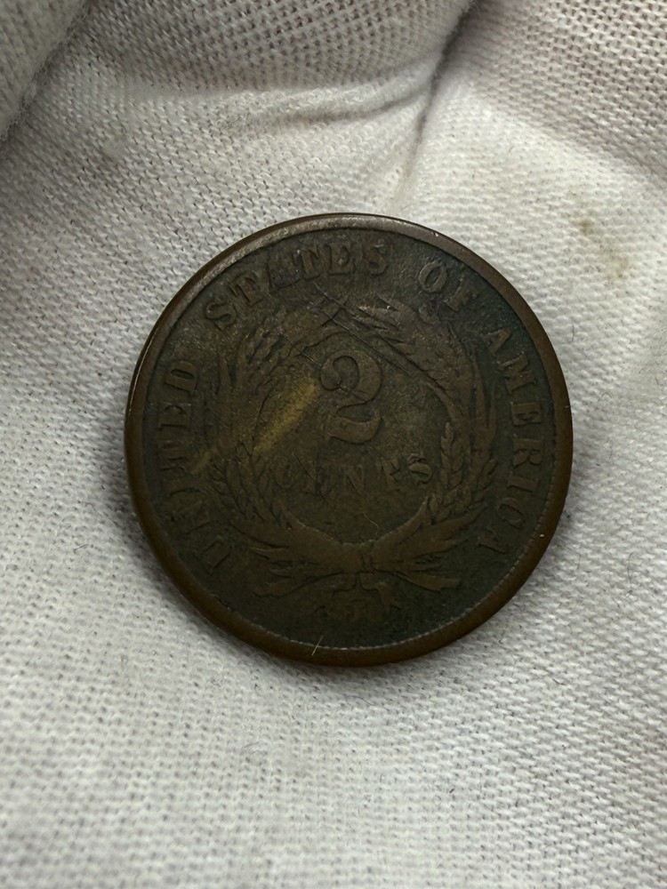 1866 2 CENT PIECE L222