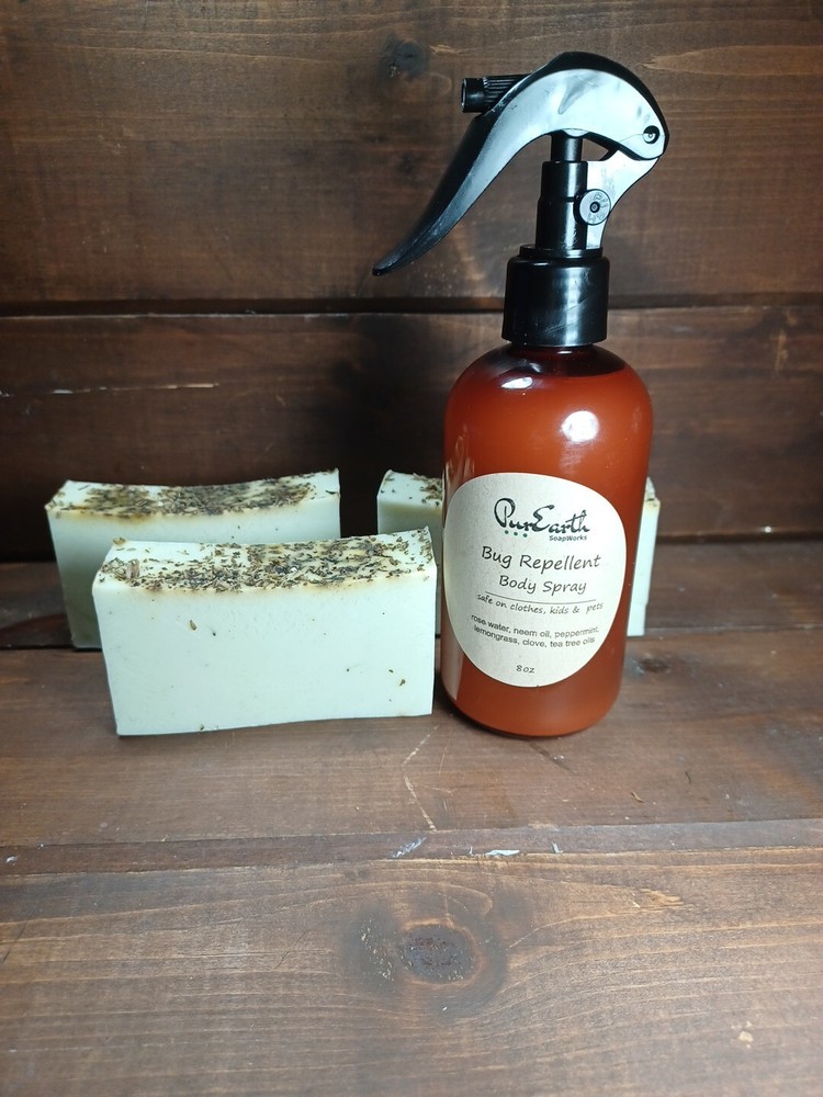 Bug Repellent soap bars & Spray Handmade