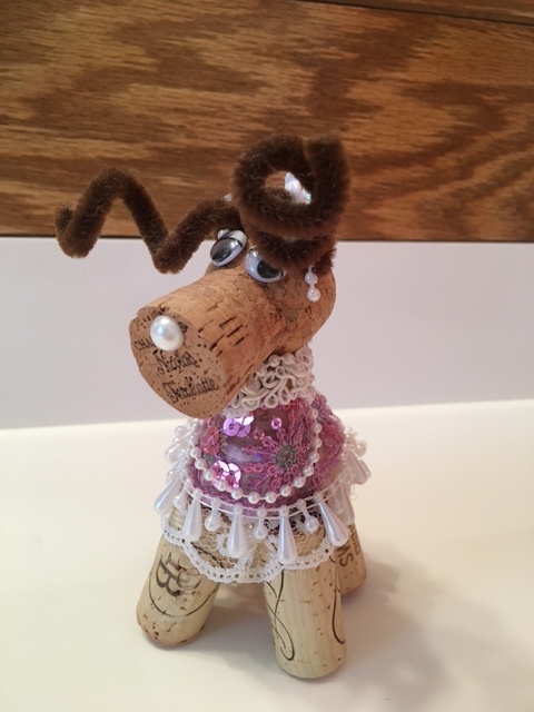 Handmade Wine Cork Animal