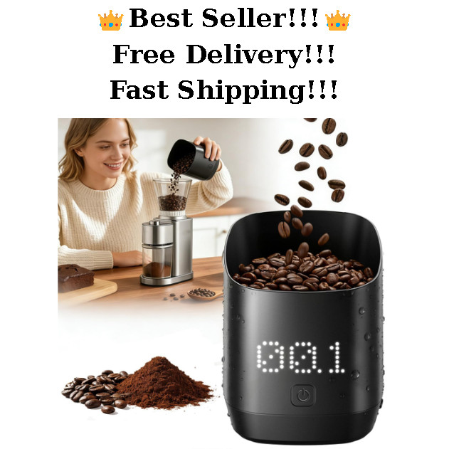 Subscale Digital Dosing Cup - 1g Precise Scale with LED Display & USB-C - Black