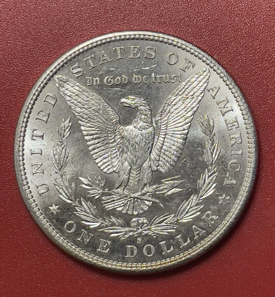1881 S Morgan Silver Dollar, Choice to Gem Uncirculated.