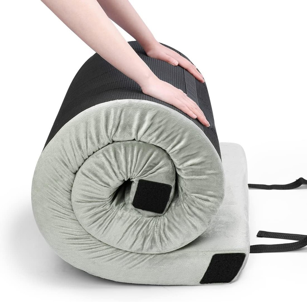 Portable Memory Foam Camping Mattress with 2 Covers