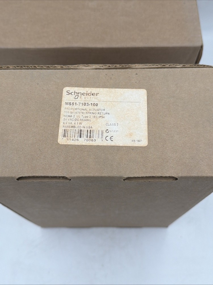 SCHNEIDER MS51-7103-100 PROPORTIONAL ACTUATOR SPRING RETURN