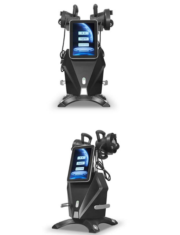 Vertical plastic massager roller vibration dual magnetic 360 roller