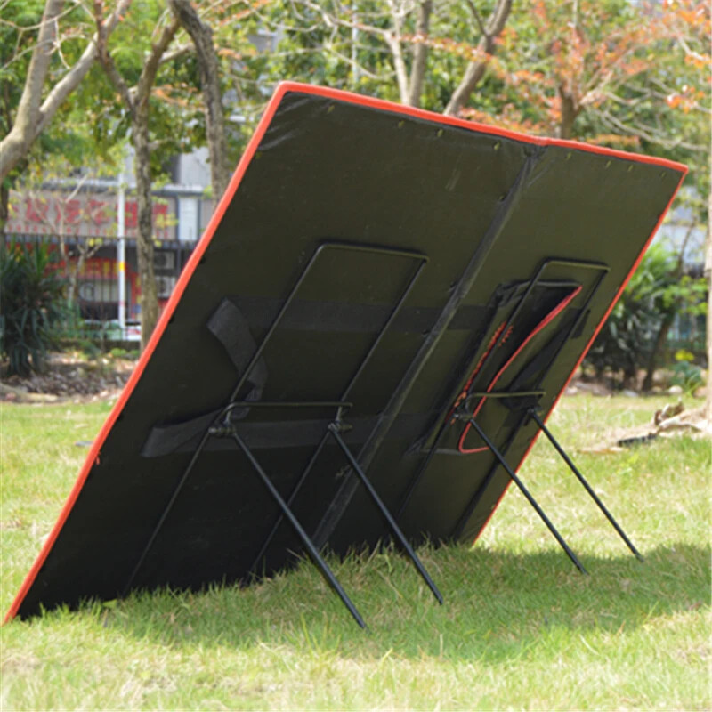 Carbon Steel Solar Panel Stand Mounting Bracket Quick Adjustment Holder Foldable