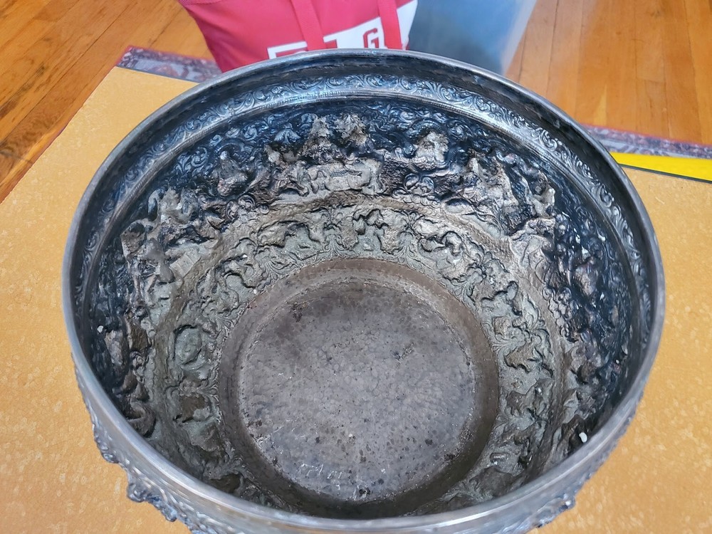 burmese silver bowl