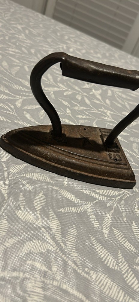 antique cast iron flat iron