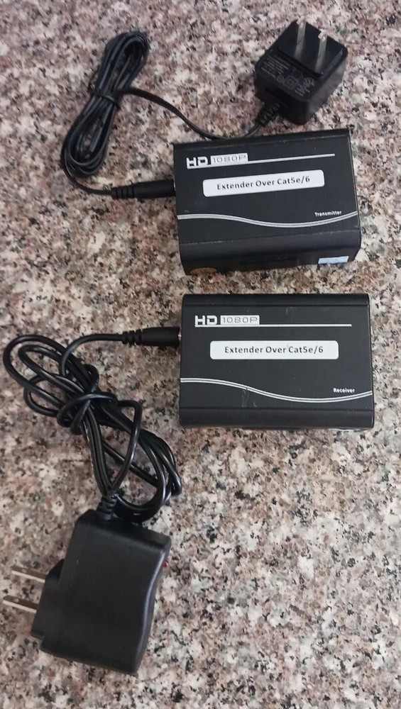 HDMI over Cat5s/6 Data Transmitter and receiver  preowned