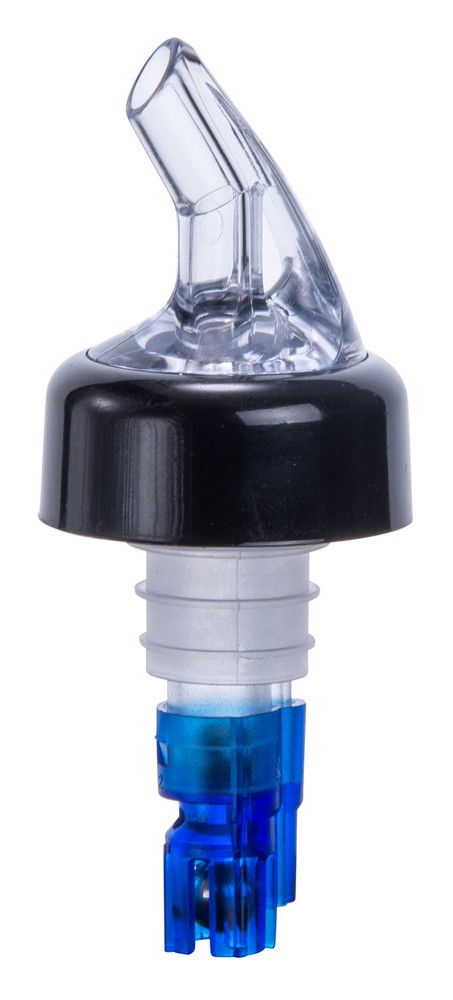 7/8oz Measured Pourer, Blue Tail (10 Dozen)