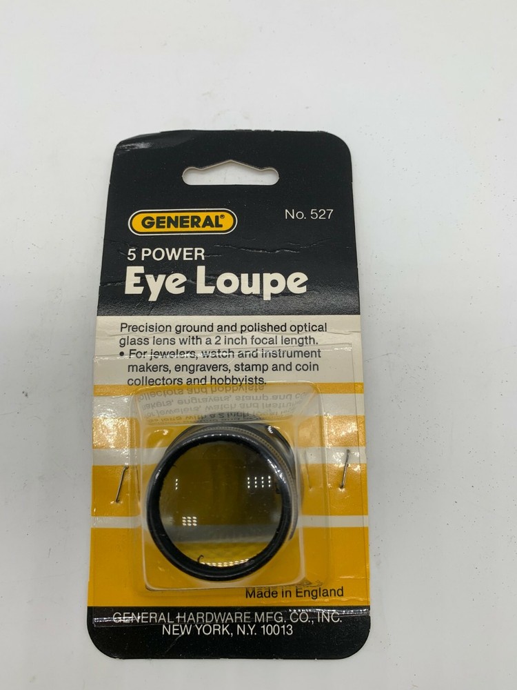 General 527 5-Power Eye Loupe, NOS