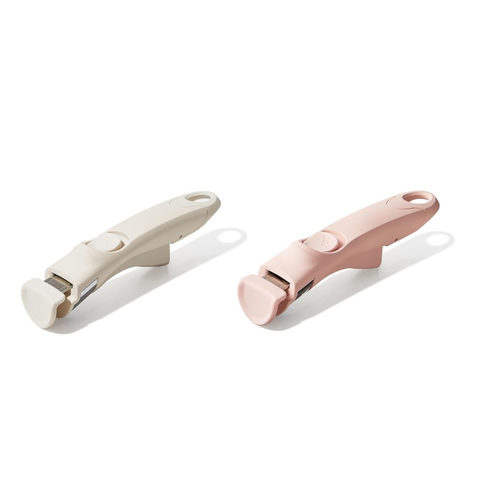 Detachable Cookware Handle - Universal Replacement for Pots & Pans (White Pink)