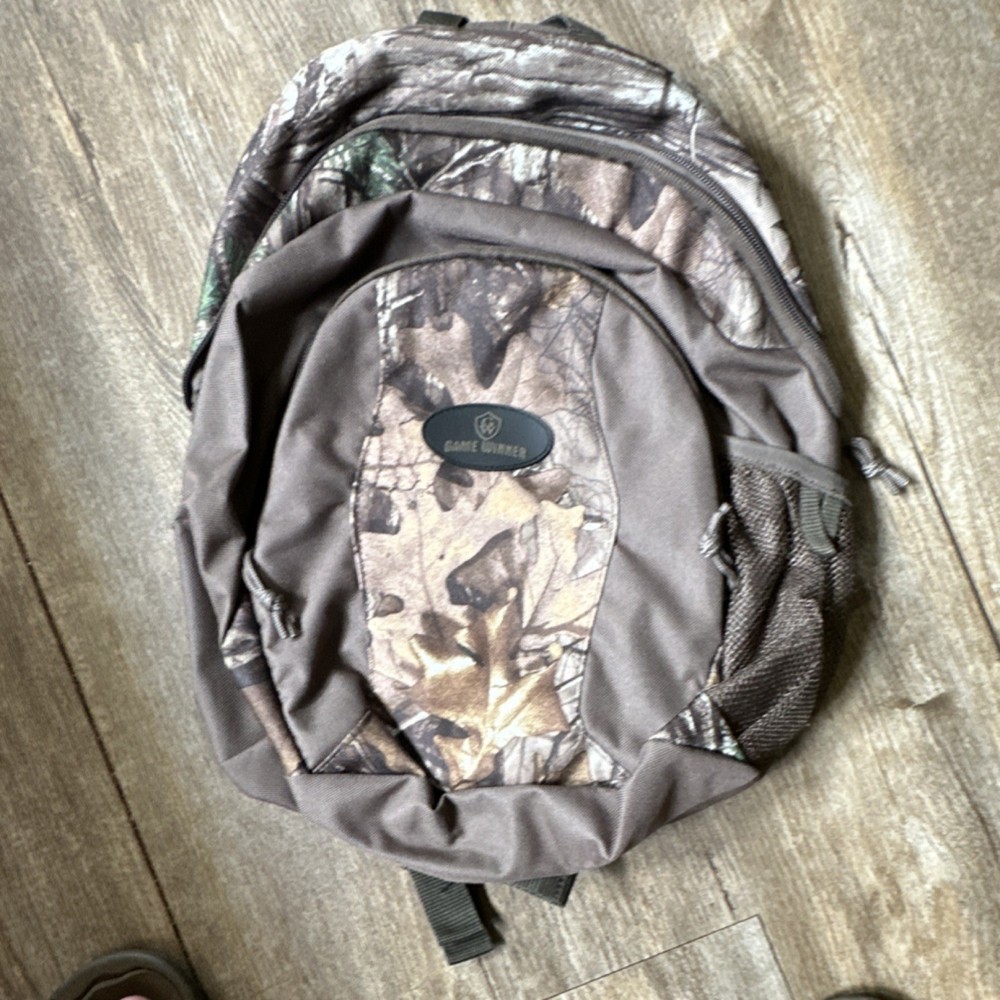 Game Winner Camouflage Hunting Backpack Polyester Zip Padded Straps
