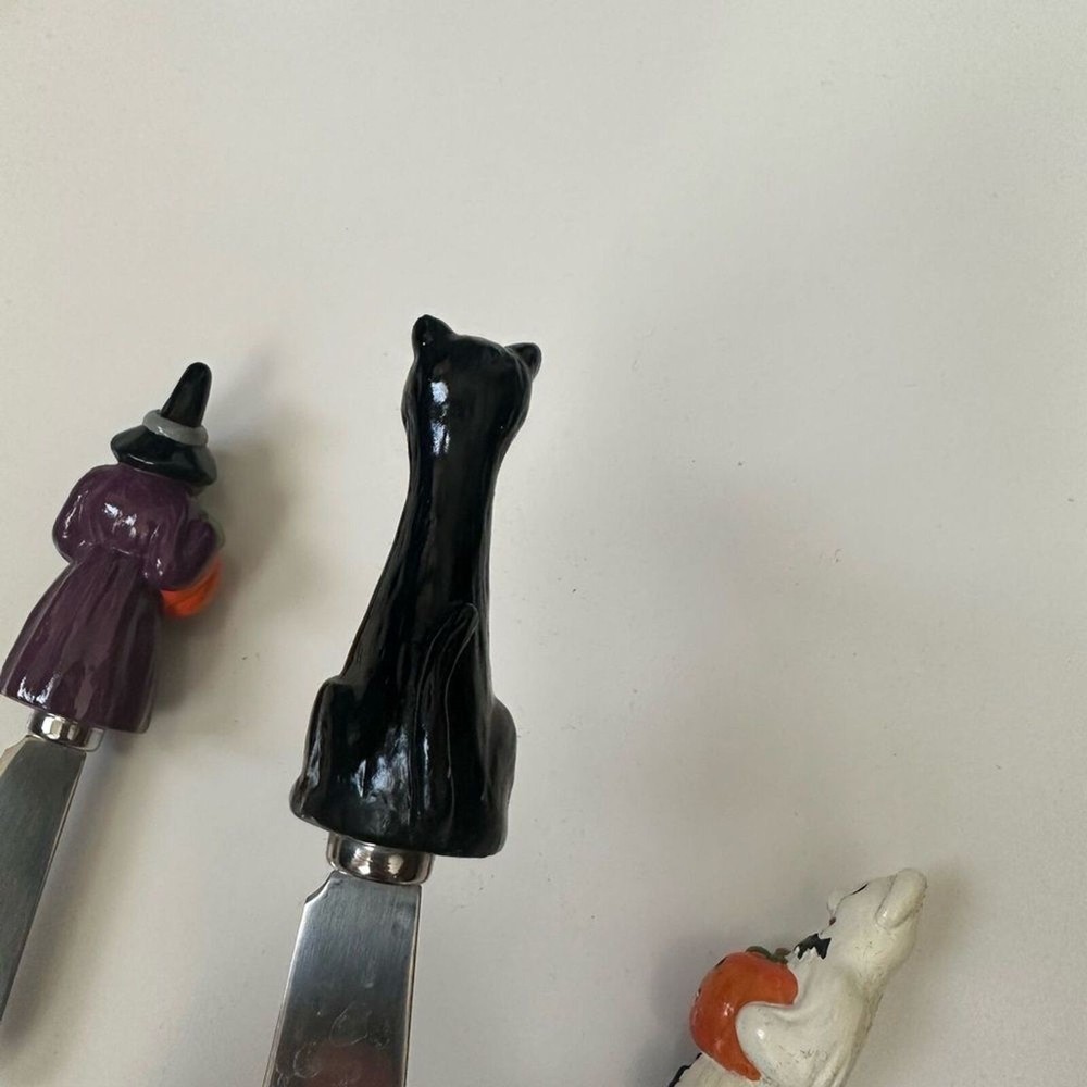 Christopher Radko Halloween Pate Knives Set Vintage